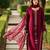 Women Ethnic Motifs Embroidered Regular Thread Work Chanderi Silk Kurta with Trousers & With Dupatta