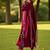 Women Ethnic Motifs Embroidered Regular Thread Work Chanderi Silk Kurta with Trousers & With Dupatta
