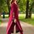 Women Ethnic Motifs Embroidered Regular Thread Work Chanderi Silk Kurta with Trousers & With Dupatta