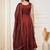Women Floral Embroidered Empire Thread Work Kurta with Palazzos & With Dupatta