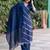 Leheriya Dyed V-Neck Pure Silk Straight Kurta With Trousers & Dupatta