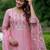 Women Ethnic Motifs Embroidered Regular Thread Work Chanderi Silk Kurta with Trousers & With Dupatta