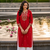 Red Rayon Embroidered Kurti with Palazzo for Women | Festive Wear