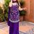 Ethnic Motifs Thread Work Silk Chiffon Kurta with Sharara & With Dupatta