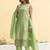 Women Ethnic Motifs Regular Thread Work Kurta with Palazzos & With Dupatta