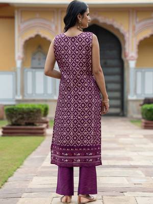 Women Ethnic Motifs Printed Regular Kurta with Trousers & With Dupatta 4