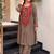 Women Ethnic Motifs Embroidered Regular Sequinned Silk Crepe Kurta with Palazzos