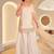 Women Ethnic Motifs Embroidered Regular Silk Chiffon Kurta with Sharara & With Dupatta
