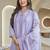 Women Ethnic Motifs Embroidered Regular Thread Work Pure Cotton Kurta with Palazzos & With Dupatta