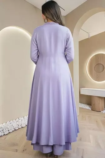 Women Ethnic Motifs Embroidered Regular Thread Work Pure Cotton Kurta with Palazzos & With Dupatta