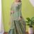 Women Ethnic Motifs Embroidered Regular Sequinned Kurta with Sharara & With Dupatta