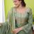 Women Ethnic Motifs Embroidered Regular Sequinned Kurta with Sharara & With Dupatta