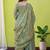 Women Ethnic Motifs Embroidered Regular Sequinned Kurta with Sharara & With Dupatta