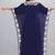 Navy Blue Embroidered Moroccan Kaftan Dress
