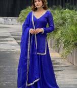 Women Regular Gotta Patti Kurta with Palazzos & With Dupatta