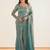 Women Embroidered Regular Beads and Stones Kurta with Sharara & With Dupatta