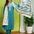 Women Ethnic Motifs Printed Regular Thread Work Pure Cotton Kurta with Trousers & With Dupatta