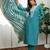Women Ethnic Motifs Printed Regular Thread Work Pure Cotton Kurta with Trousers & With Dupatta