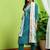 Women Ethnic Motifs Printed Regular Thread Work Pure Cotton Kurta with Trousers & With Dupatta