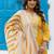 Women Ethnic Motifs Printed Regular Thread Work Kurta with Trousers & With Dupatta