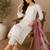 Women Ethnic Motifs Embroidered Regular Thread Work Pure Cotton Kurta with Trousers & With Dupatta