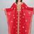 Red & Gold Embroidered Moroccan Kaftan Dress