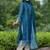 Women Printed Regular Chanderi Silk Kurta with Trousers & With Dupatta