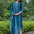 Women Printed Regular Chanderi Silk Kurta with Trousers & With Dupatta