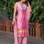Women Dyed Silk Kurta with Trousers & Dupatta