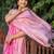 Women Dyed Silk Kurta with Trousers & Dupatta
