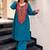 Women Ethnic Motifs Embroidered Regular Sequinned Silk Crepe Kurta with Palazzos