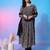 Paisley Empire Round Neck Full Sleeves Anarkali Kurta With Trousers & Dupatta