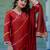 Women Leheriya Dyed Regular Pure Silk Kurta with Trousers & With Dupatta