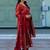 Women Leheriya Dyed Regular Pure Silk Kurta with Trousers & With Dupatta