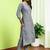 Women Floral Embroidered Regular Thread Work Pure Cotton Kurta with Trousers