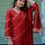 Women Leheriya Printed Regular Pure Silk Kurta with Trousers & With Dupatta