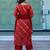 Women Leheriya Printed Regular Pure Silk Kurta with Trousers & With Dupatta