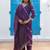 Leheriya Printed Pure Silk V-Neck Straight Kurta With Trousers And Dupatta