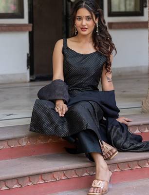 Women Ethnic Motifs Printed Regular Kurta with Trousers & With Dupatta 1
