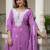 Women Ethnic Motifs Embroidered Regular Chikankari Pure Cotton Kurta with Trousers & With Dupatta