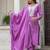 Women Ethnic Motifs Embroidered Regular Chikankari Pure Cotton Kurta with Trousers & With Dupatta