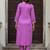 Women Ethnic Motifs Embroidered Regular Chikankari Pure Cotton Kurta with Trousers & With Dupatta