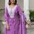 Women Ethnic Motifs Embroidered Regular Chikankari Pure Cotton Kurta with Trousers & With Dupatta