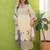Women Ethnic Motifs Printed V-Neck Regular Kurta wWth Trousers & Dupatta