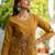 Women Floral Embroidered Cotton Kurta with Trousers