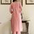 Floral Embroidered Thread Work Pure Cotton Kurta With Trouser