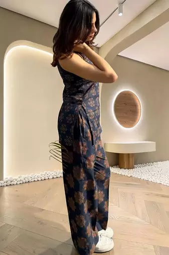 Women Ethnic Motifs Printed Regular Kurti with Palazzos