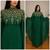Emerald Green Luxury Embroidered Moroccan Kaftan Dress