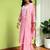 Women Ethnic Motifs Chikankari Pure Cotton Kurta with Trousers & With Dupatta