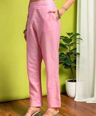 Women Ethnic Motifs Chikankari Pure Cotton Kurta with Trousers & With Dupatta 4